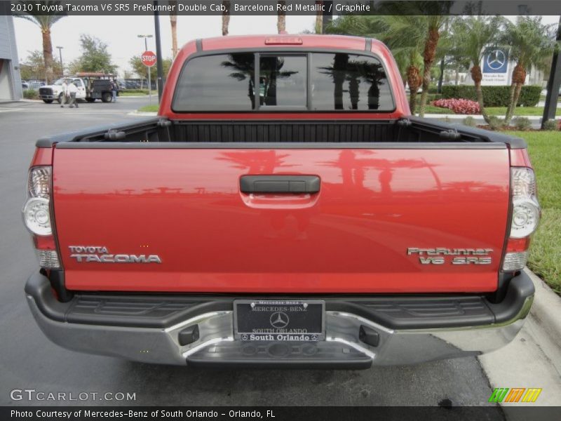 Barcelona Red Metallic / Graphite 2010 Toyota Tacoma V6 SR5 PreRunner Double Cab