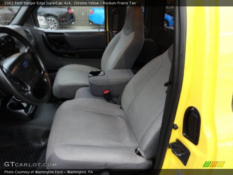 Chrome Yellow / Medium Prairie Tan 2002 Ford Ranger Edge SuperCab 4x4