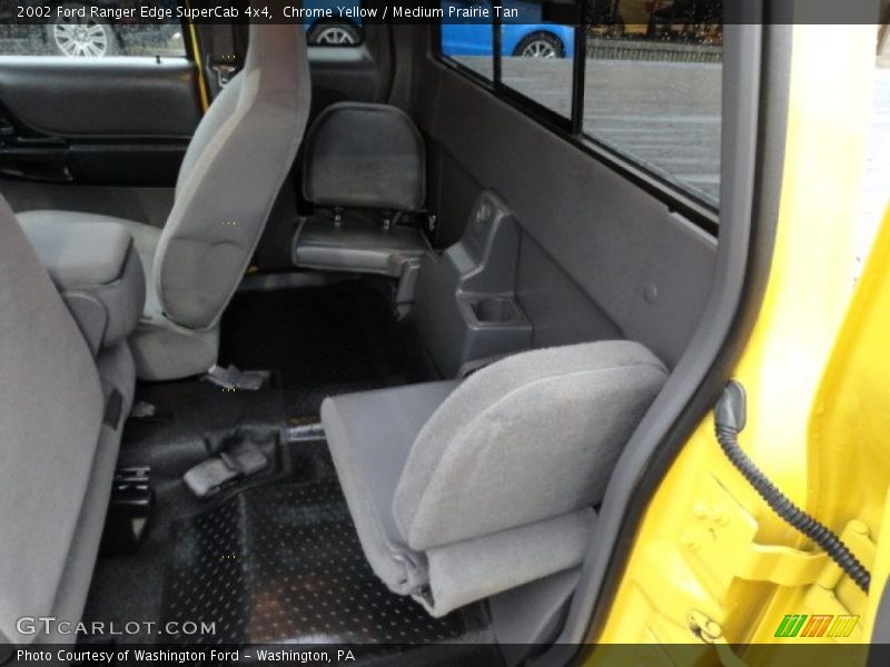 Chrome Yellow / Medium Prairie Tan 2002 Ford Ranger Edge SuperCab 4x4