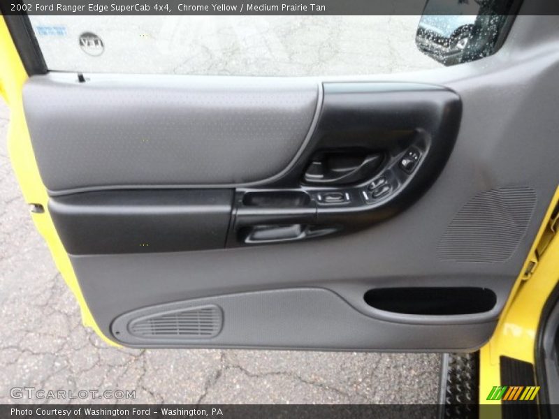 Chrome Yellow / Medium Prairie Tan 2002 Ford Ranger Edge SuperCab 4x4