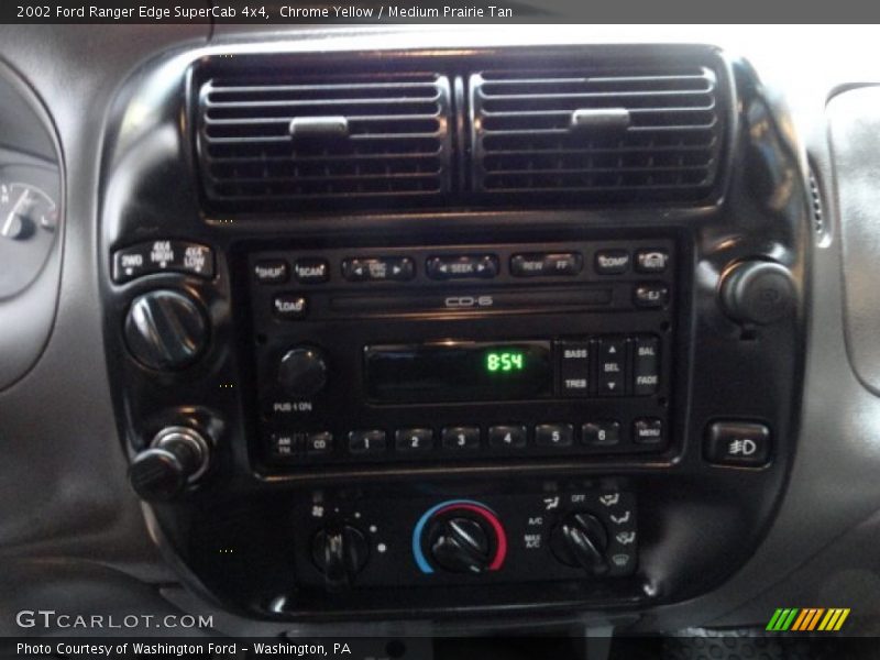 Chrome Yellow / Medium Prairie Tan 2002 Ford Ranger Edge SuperCab 4x4