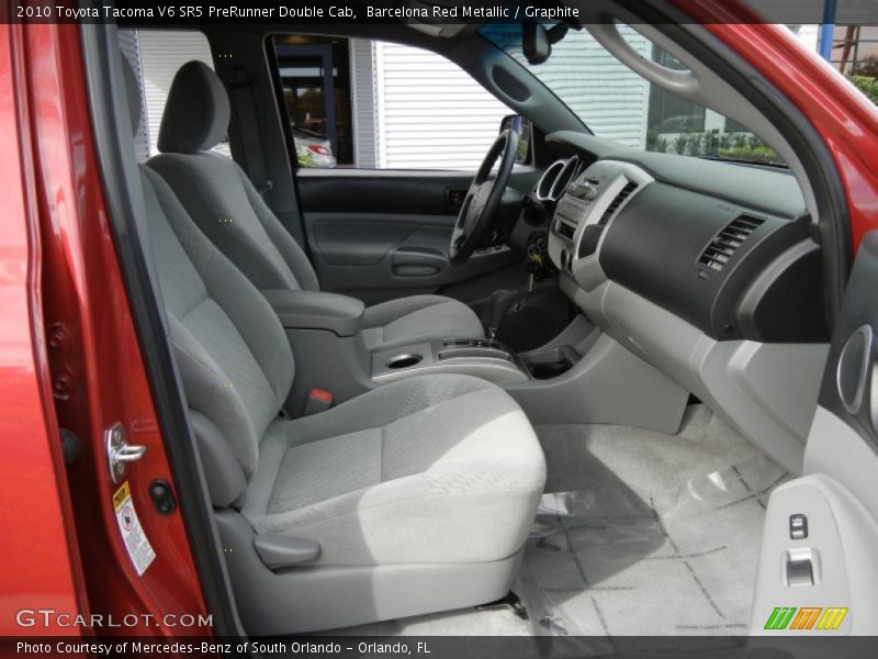  2010 Tacoma V6 SR5 PreRunner Double Cab Graphite Interior