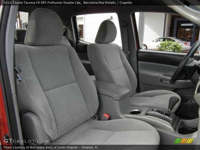  2010 Tacoma V6 SR5 PreRunner Double Cab Graphite Interior