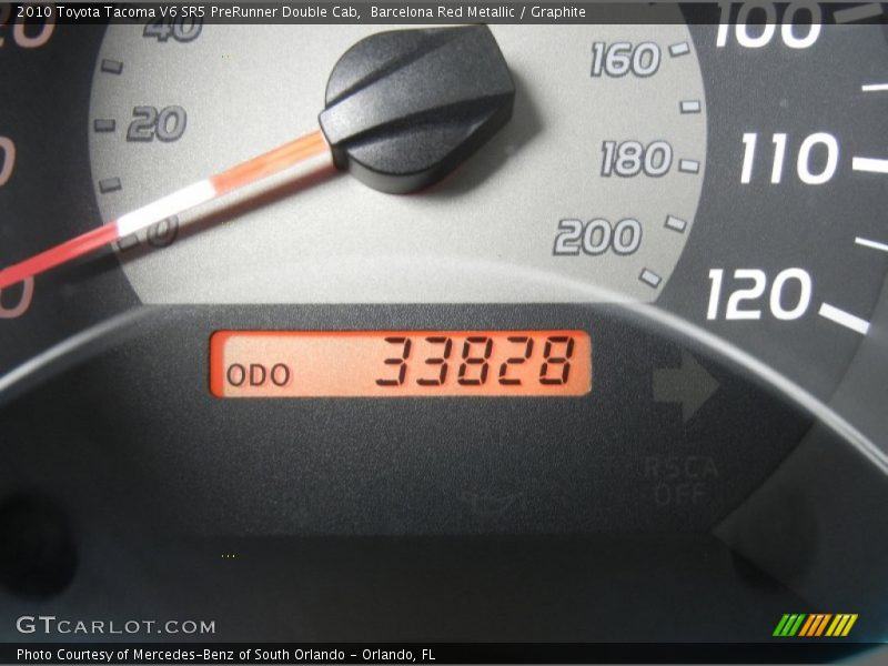 Barcelona Red Metallic / Graphite 2010 Toyota Tacoma V6 SR5 PreRunner Double Cab