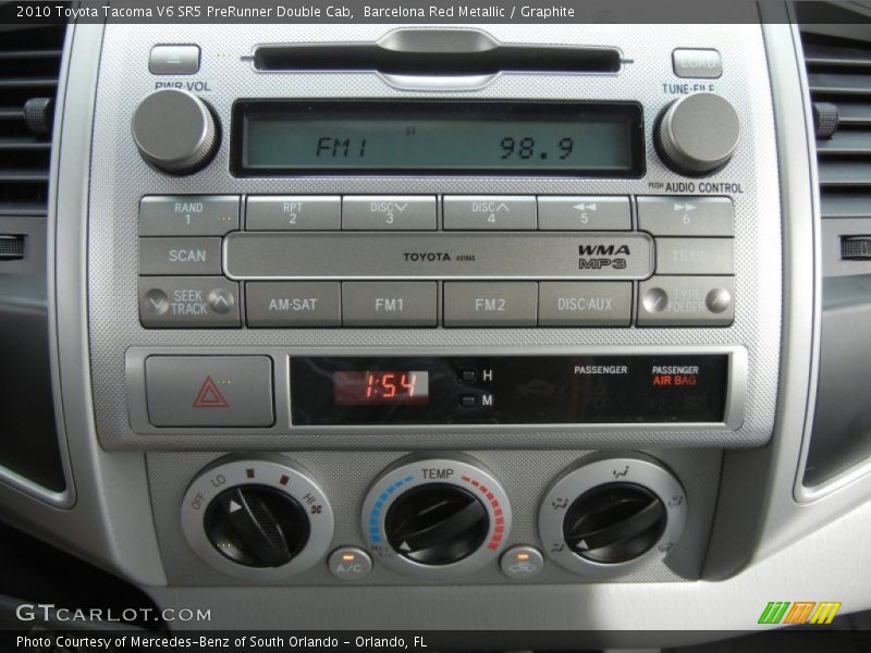 Barcelona Red Metallic / Graphite 2010 Toyota Tacoma V6 SR5 PreRunner Double Cab