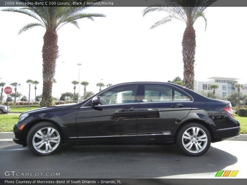 Black / Almond/Mocha 2009 Mercedes-Benz C 300 Luxury