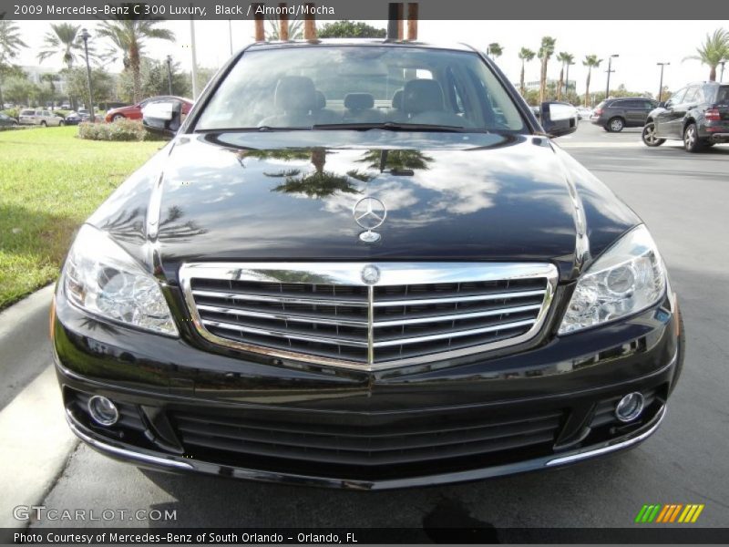 Black / Almond/Mocha 2009 Mercedes-Benz C 300 Luxury