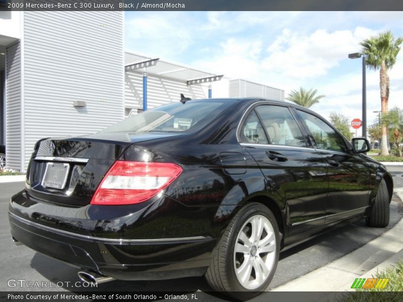 Black / Almond/Mocha 2009 Mercedes-Benz C 300 Luxury