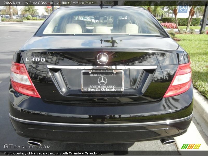 Black / Almond/Mocha 2009 Mercedes-Benz C 300 Luxury
