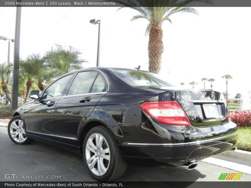 Black / Almond/Mocha 2009 Mercedes-Benz C 300 Luxury