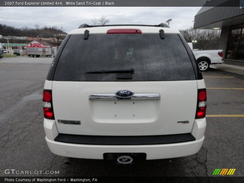 White Sand Tri-Coat / Black 2007 Ford Explorer Limited 4x4