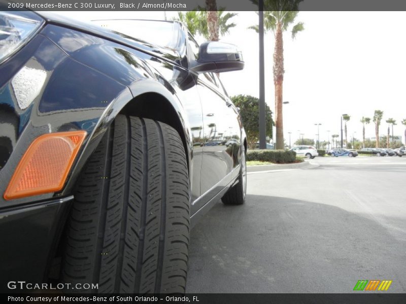 Black / Almond/Mocha 2009 Mercedes-Benz C 300 Luxury