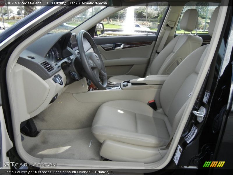 Black / Almond/Mocha 2009 Mercedes-Benz C 300 Luxury