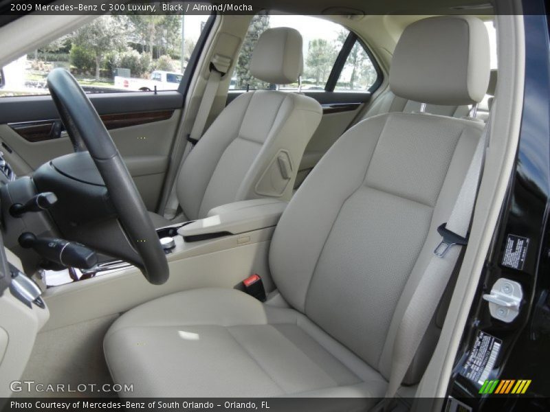 Black / Almond/Mocha 2009 Mercedes-Benz C 300 Luxury