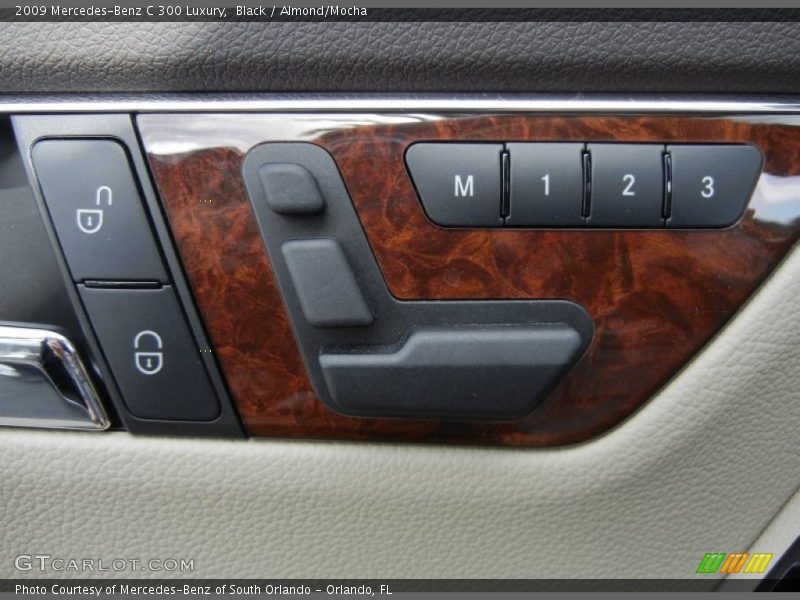 Black / Almond/Mocha 2009 Mercedes-Benz C 300 Luxury