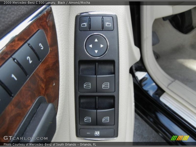 Black / Almond/Mocha 2009 Mercedes-Benz C 300 Luxury