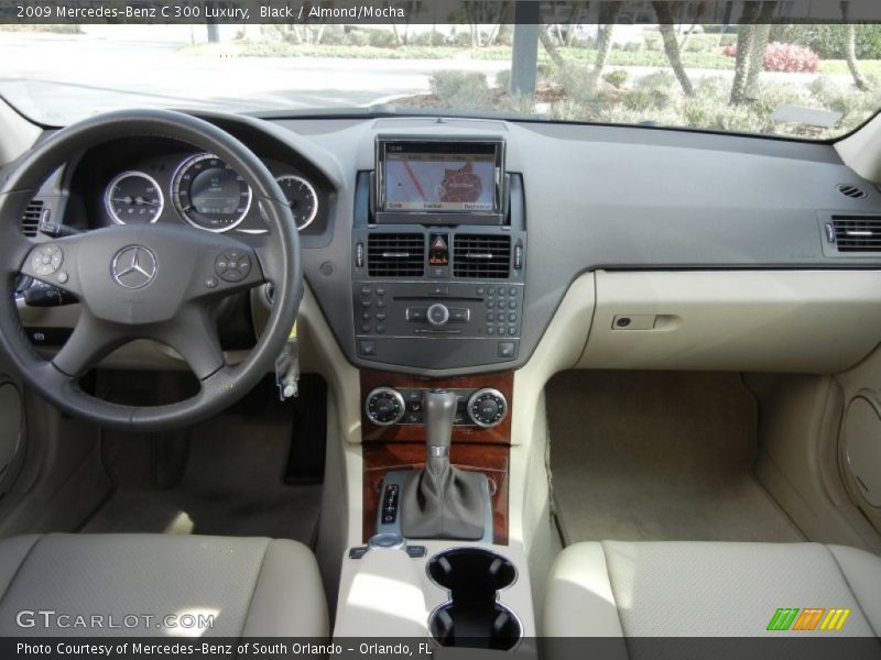 Black / Almond/Mocha 2009 Mercedes-Benz C 300 Luxury