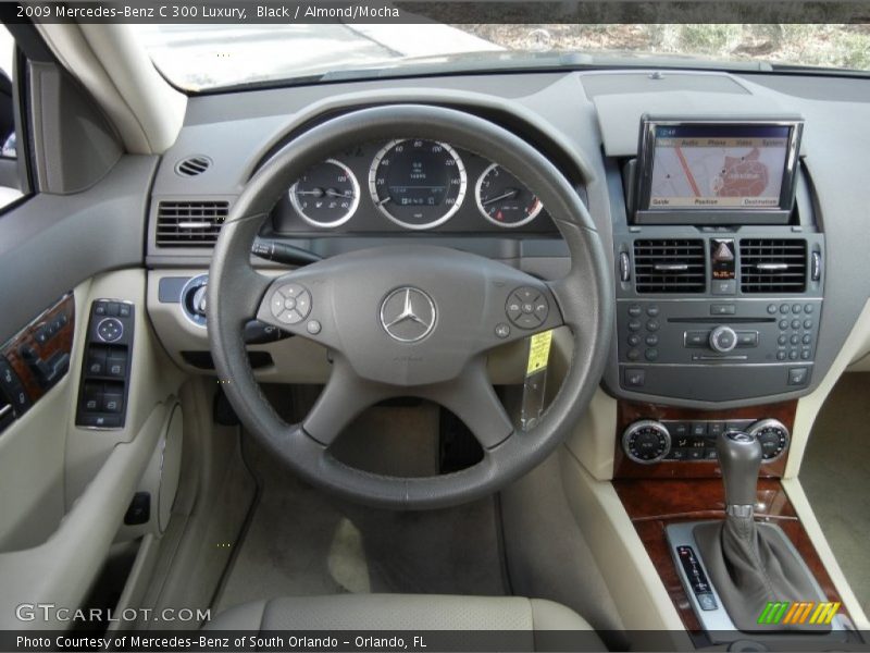 Black / Almond/Mocha 2009 Mercedes-Benz C 300 Luxury