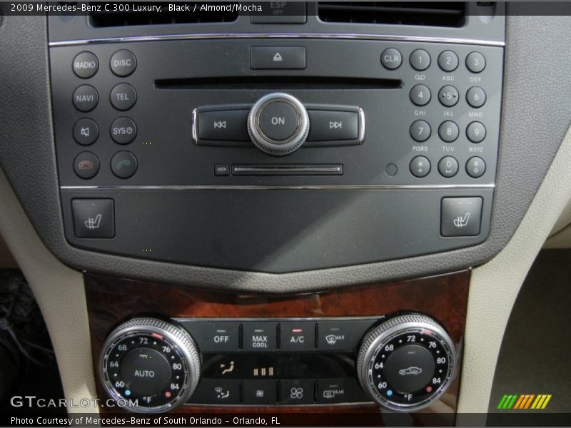 Black / Almond/Mocha 2009 Mercedes-Benz C 300 Luxury