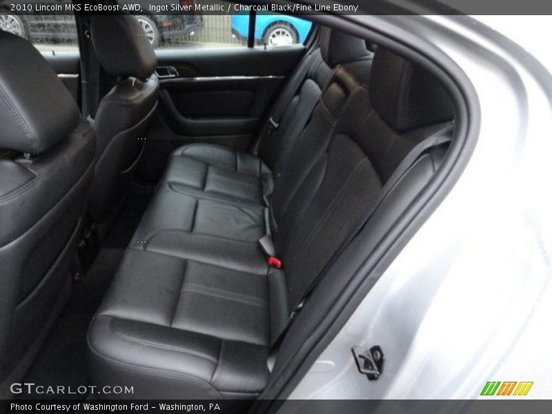Ingot Silver Metallic / Charcoal Black/Fine Line Ebony 2010 Lincoln MKS EcoBoost AWD