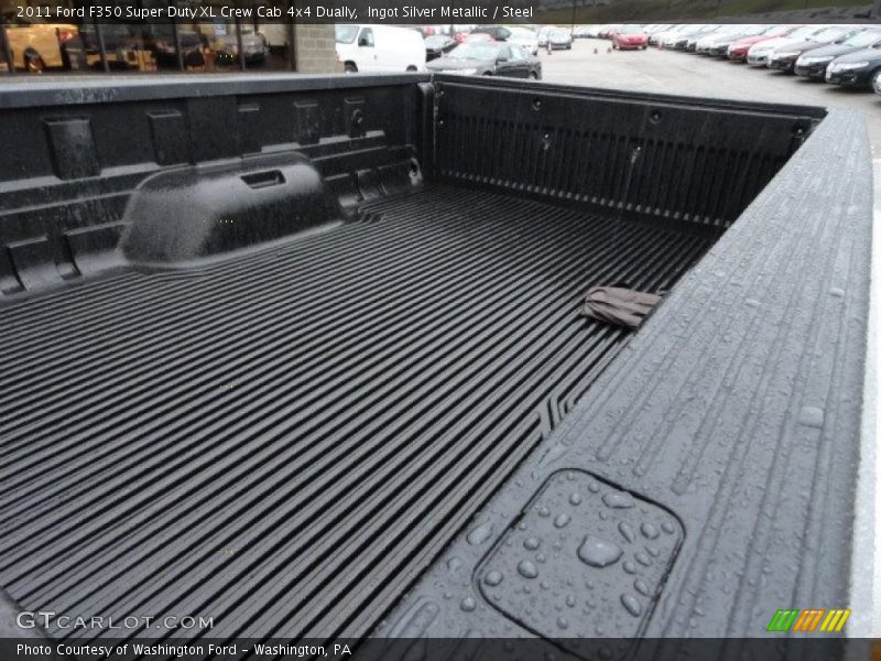 Ingot Silver Metallic / Steel 2011 Ford F350 Super Duty XL Crew Cab 4x4 Dually