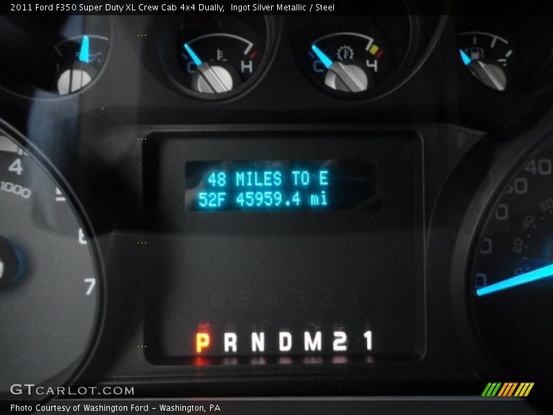 Ingot Silver Metallic / Steel 2011 Ford F350 Super Duty XL Crew Cab 4x4 Dually