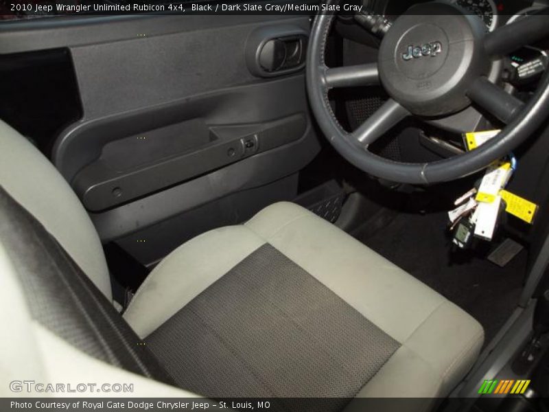 Black / Dark Slate Gray/Medium Slate Gray 2010 Jeep Wrangler Unlimited Rubicon 4x4