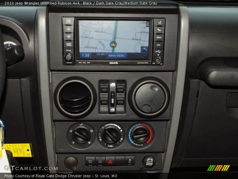 Black / Dark Slate Gray/Medium Slate Gray 2010 Jeep Wrangler Unlimited Rubicon 4x4
