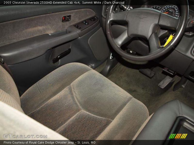 Summit White / Dark Charcoal 2003 Chevrolet Silverado 2500HD Extended Cab 4x4