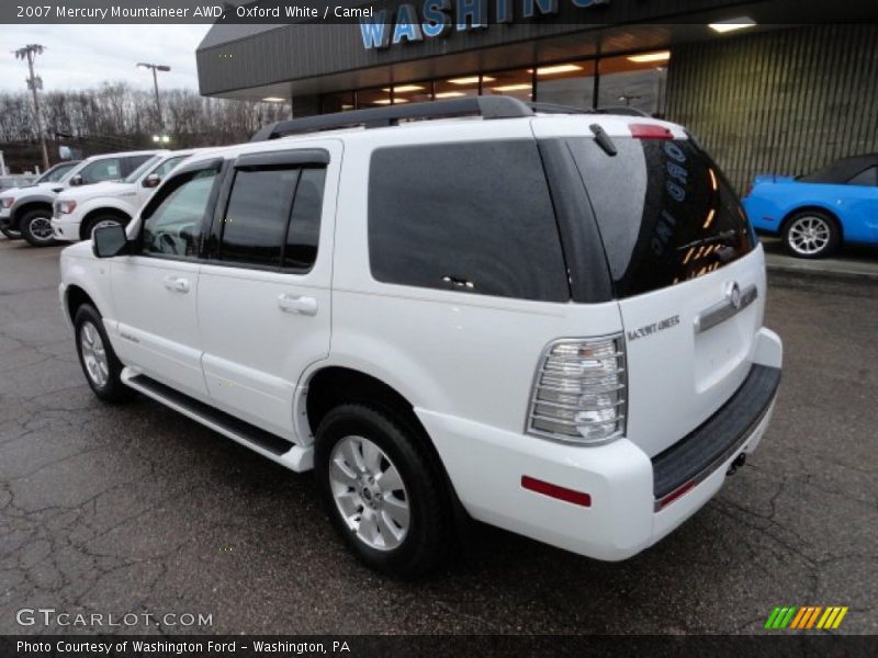 Oxford White / Camel 2007 Mercury Mountaineer AWD