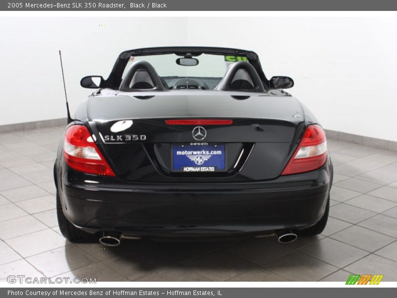 Black / Black 2005 Mercedes-Benz SLK 350 Roadster