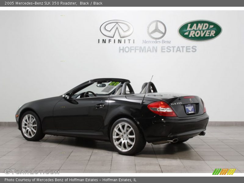 Black / Black 2005 Mercedes-Benz SLK 350 Roadster