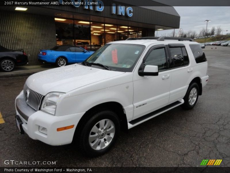 Oxford White / Camel 2007 Mercury Mountaineer AWD