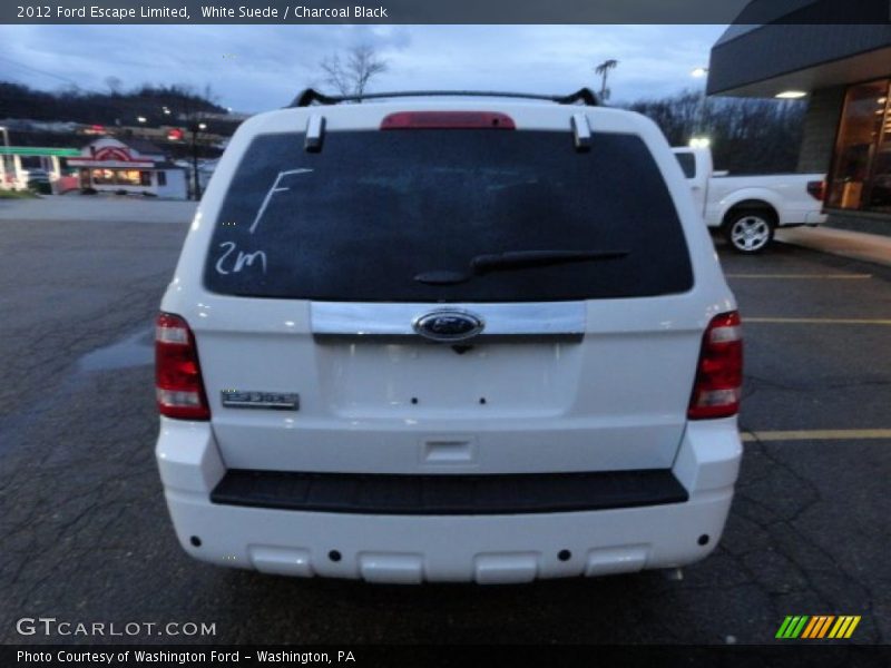White Suede / Charcoal Black 2012 Ford Escape Limited