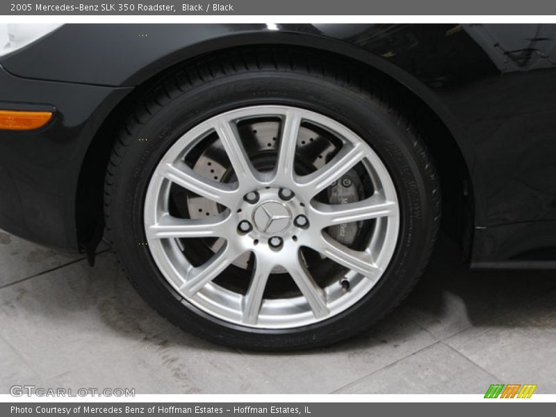 Black / Black 2005 Mercedes-Benz SLK 350 Roadster