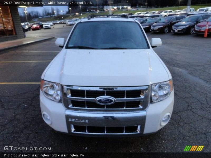 White Suede / Charcoal Black 2012 Ford Escape Limited