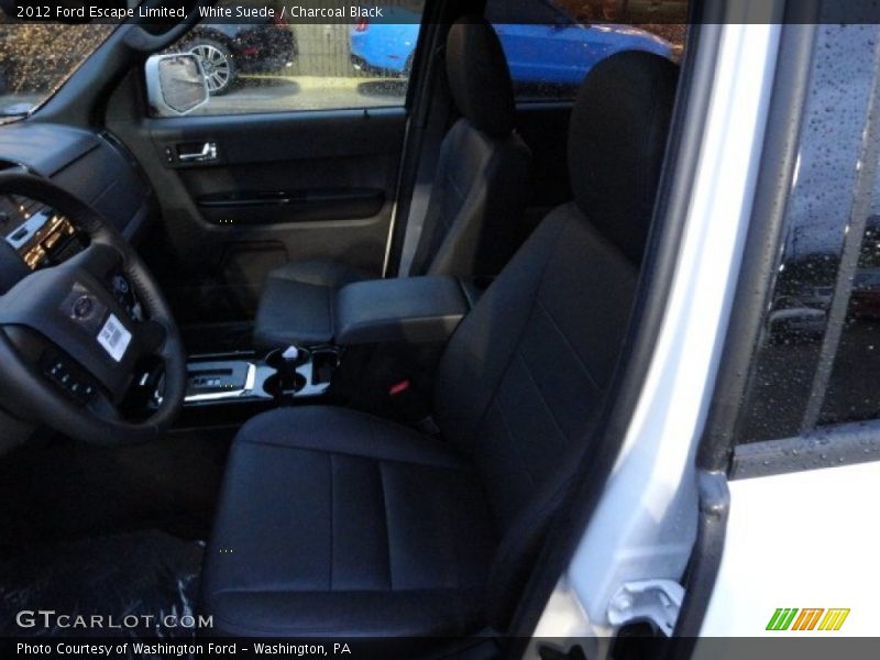White Suede / Charcoal Black 2012 Ford Escape Limited