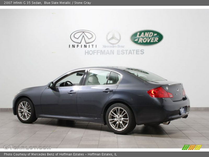 Blue Slate Metallic / Stone Gray 2007 Infiniti G 35 Sedan
