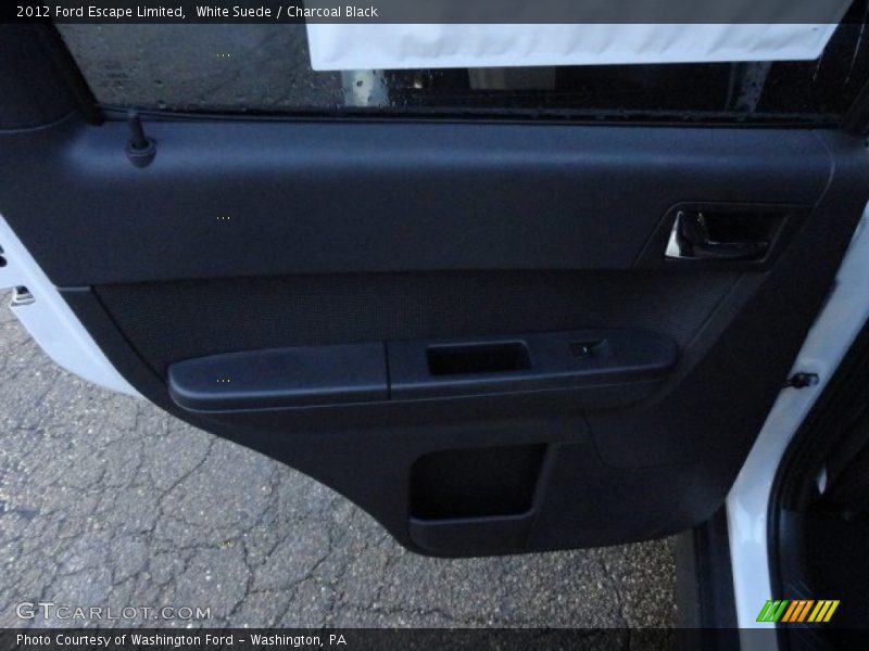 White Suede / Charcoal Black 2012 Ford Escape Limited