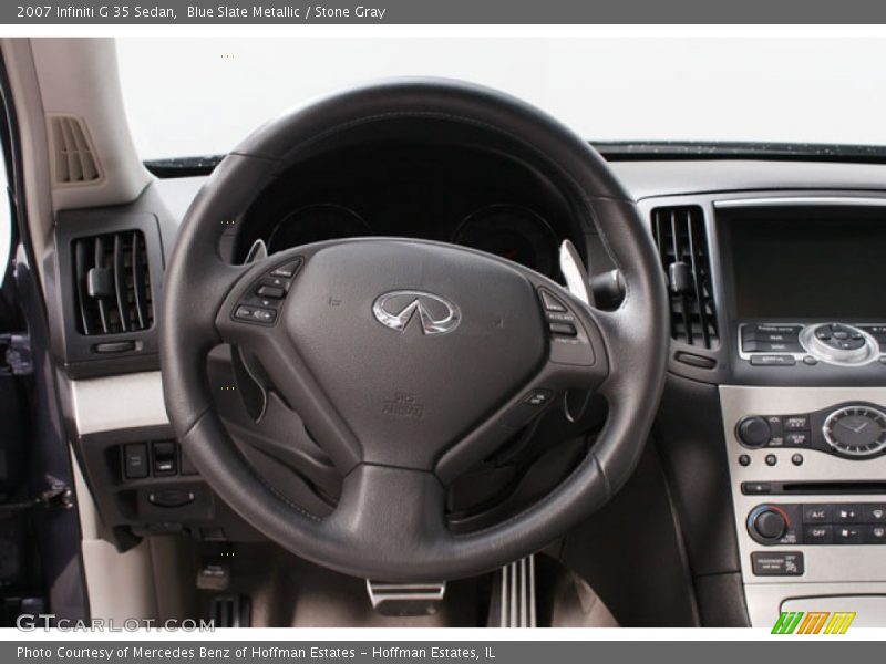 Blue Slate Metallic / Stone Gray 2007 Infiniti G 35 Sedan