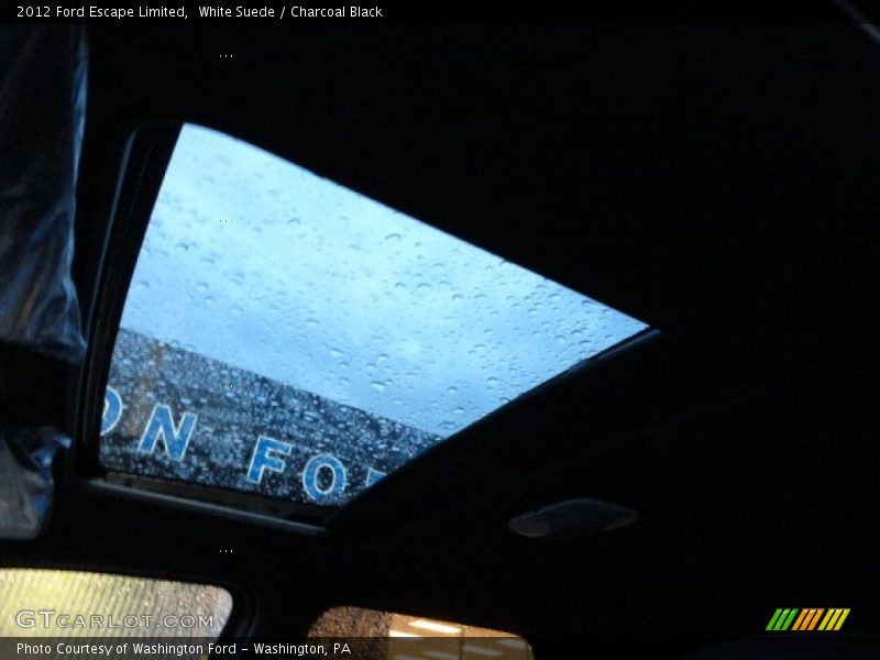 White Suede / Charcoal Black 2012 Ford Escape Limited