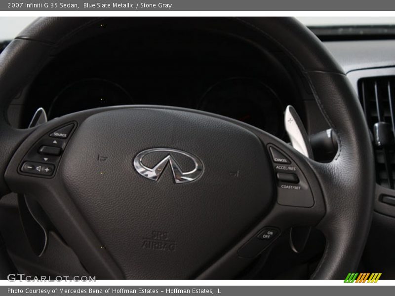 Blue Slate Metallic / Stone Gray 2007 Infiniti G 35 Sedan