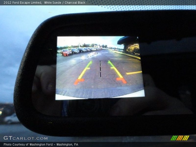 White Suede / Charcoal Black 2012 Ford Escape Limited