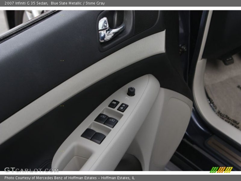 Blue Slate Metallic / Stone Gray 2007 Infiniti G 35 Sedan