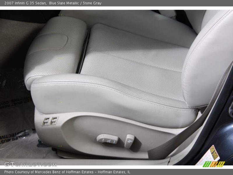 Blue Slate Metallic / Stone Gray 2007 Infiniti G 35 Sedan