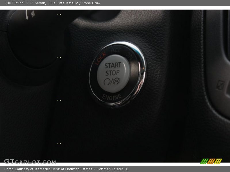 Blue Slate Metallic / Stone Gray 2007 Infiniti G 35 Sedan