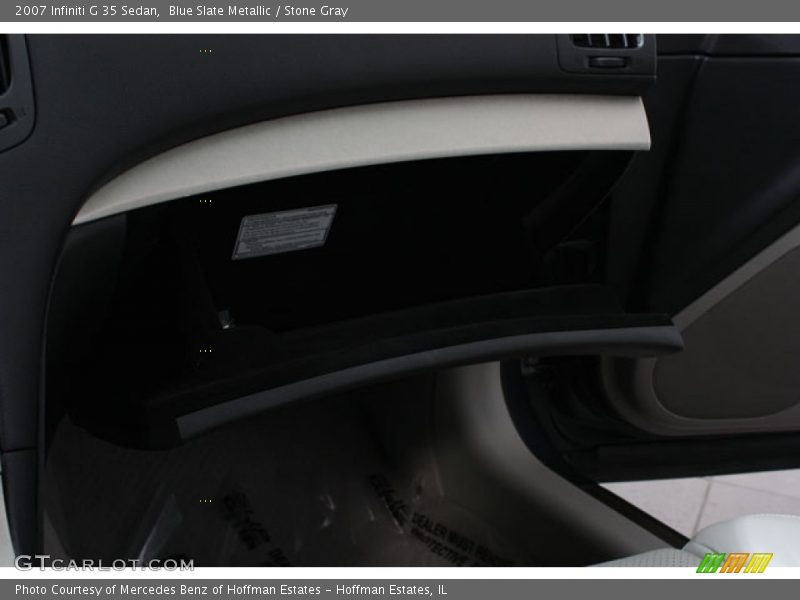 Blue Slate Metallic / Stone Gray 2007 Infiniti G 35 Sedan