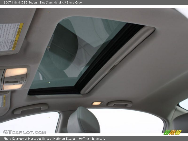 Blue Slate Metallic / Stone Gray 2007 Infiniti G 35 Sedan