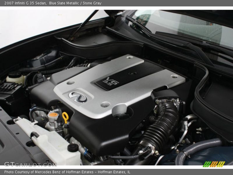 Blue Slate Metallic / Stone Gray 2007 Infiniti G 35 Sedan