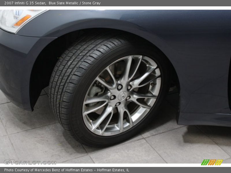 Blue Slate Metallic / Stone Gray 2007 Infiniti G 35 Sedan